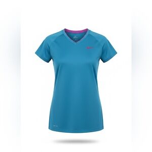 Nike Women's Teal Sports Tee